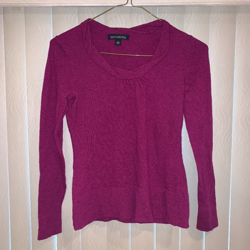 Banana Republic Luxury Cashmere Marled Sweater